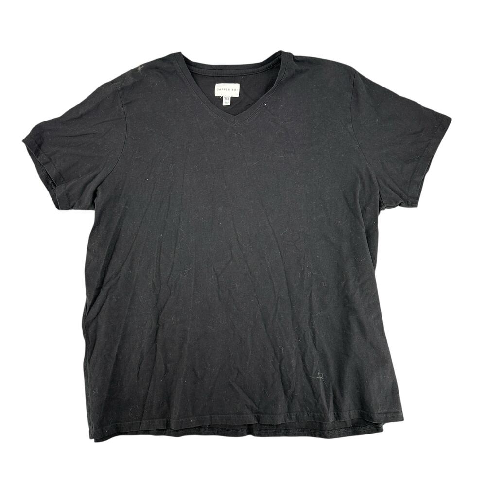 Dapper Boi All Gender Unisex Body Inclusive Basic Black T-Shirt 3XL